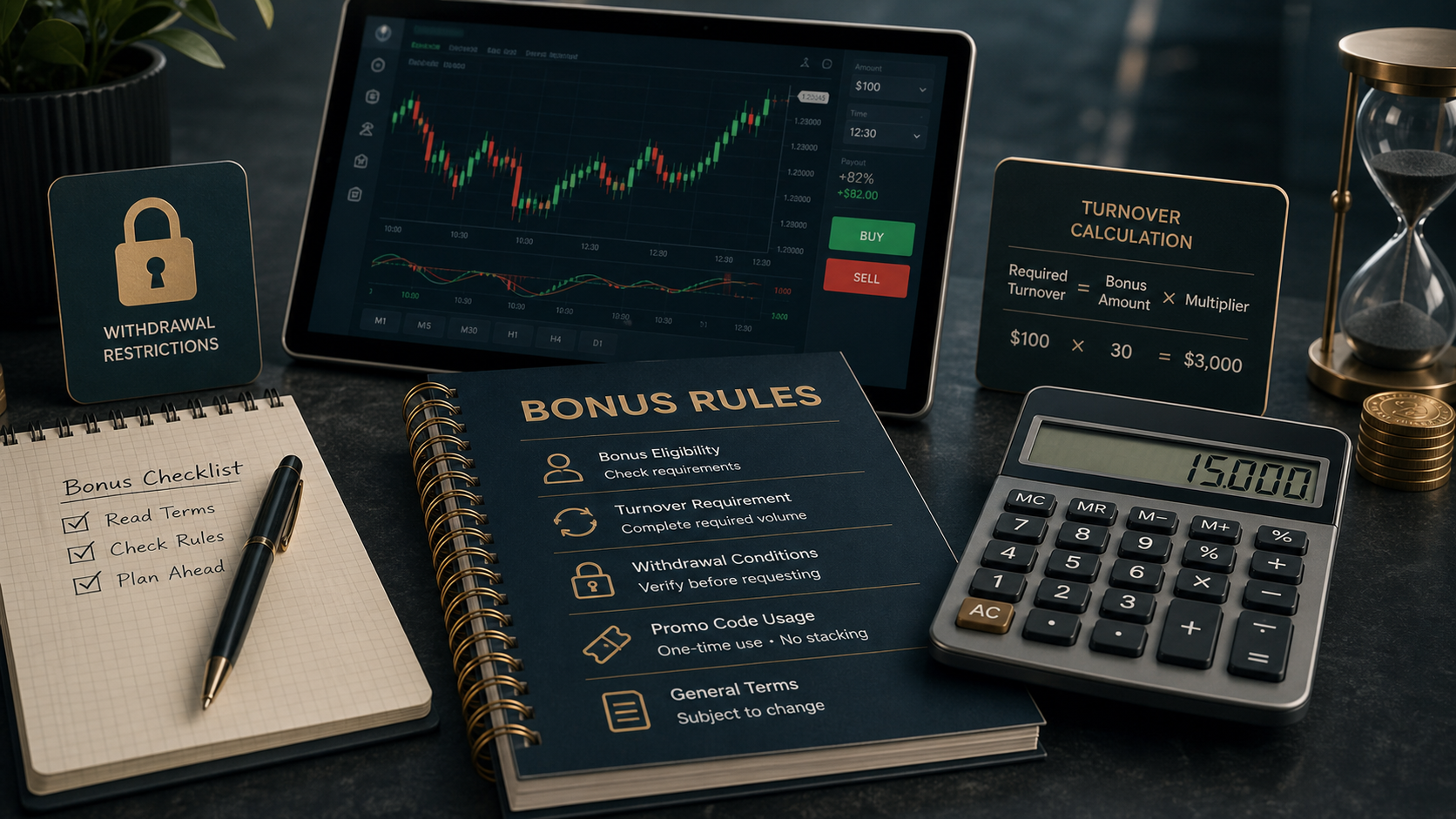 Bônus Pocket Option: saque, giro e regras de retirada
